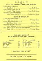 1961 banquet results